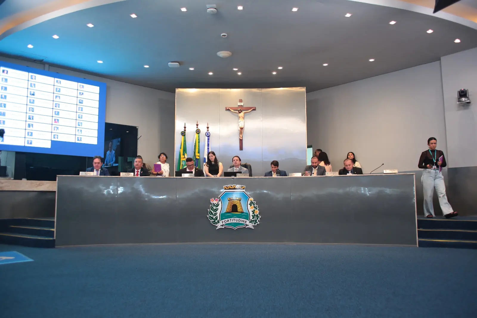 Foto do Plenário Fausto Arruda da Câmara de Fortaleza.