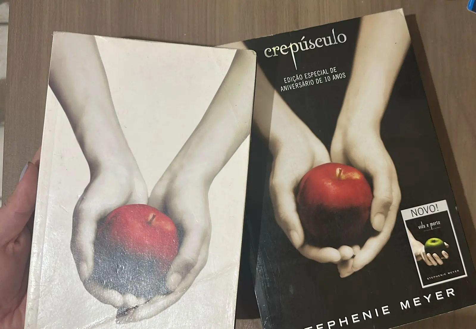 Dois exemplares do livro 