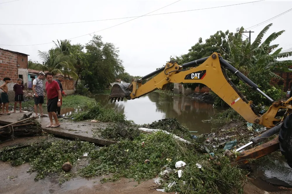 No dia 27 de janeiro, Fortaleza teve uma chuva de 6 horas seguidas com um acumullado de 125 milímetros.