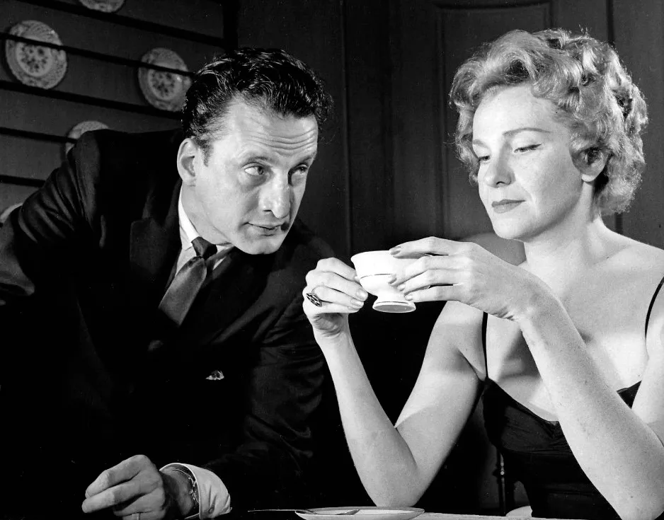 George C. Scott com Geraldine Page, em 1959