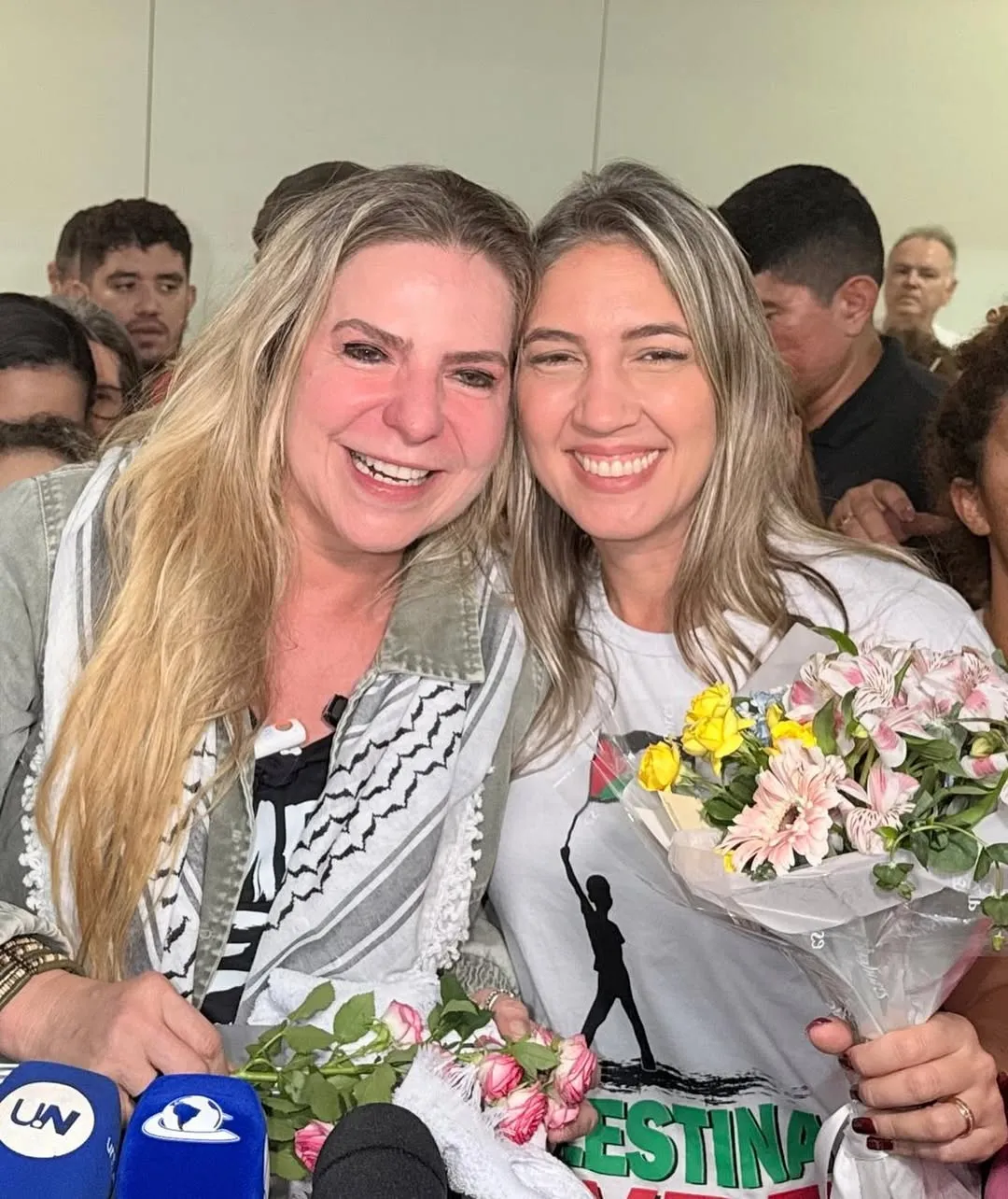 Larissa Gaspar e Luizianne Lins discutem mudança para a Rede Sustentabilidade.