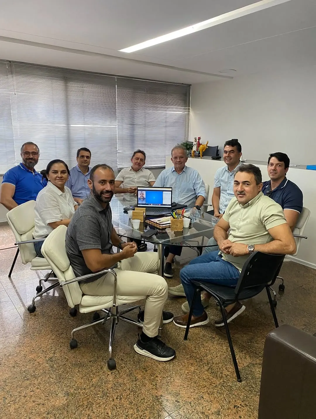 Foto da bancada do PDT na CMFor.