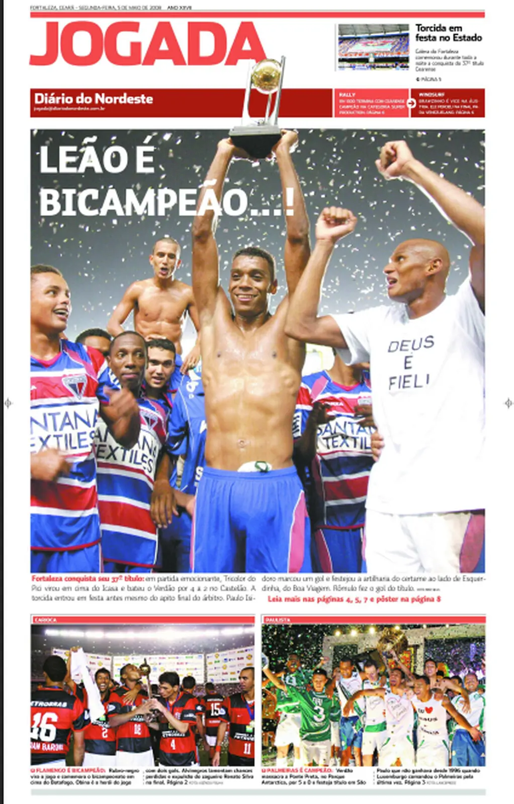 Fortaleza foi campeão cearense em 2008