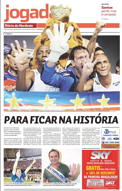 Fortaleza foi campeão cearense em 2010