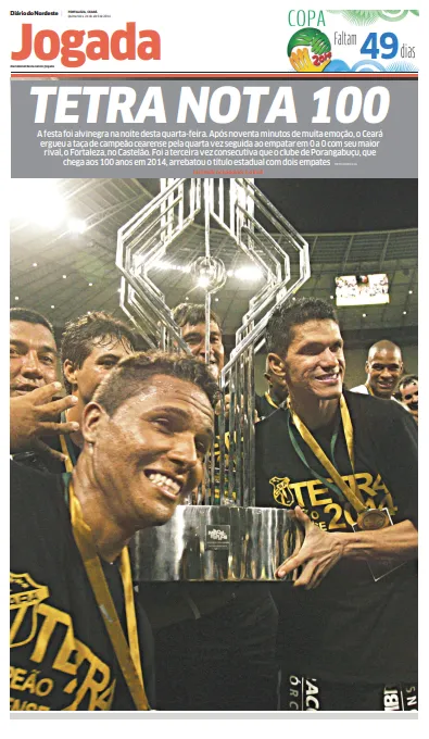 Ceará foi campeão cearense em 2014