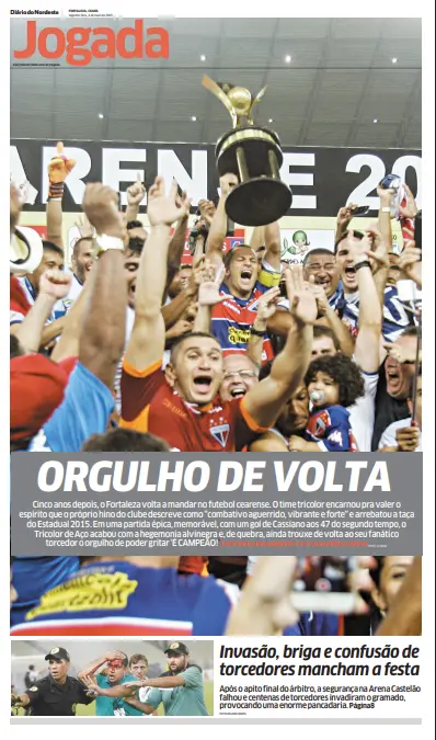 Fortaleza foi campeão cearense em 2015