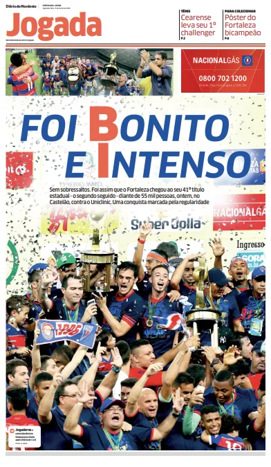 Fortaleza foi campeão cearense em 2016