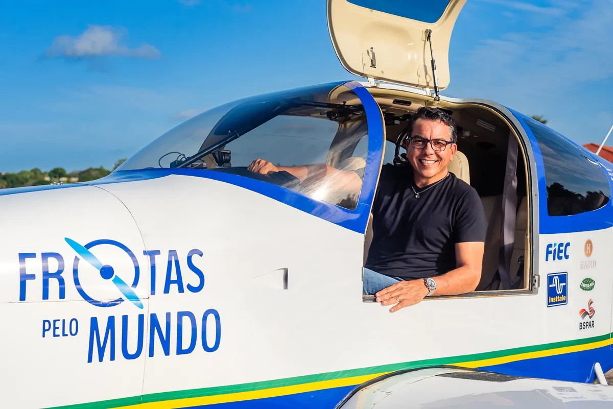Aeronave precisou ser adaptada para cumprir as cerca de 300 horas de voo previstas na jornada.