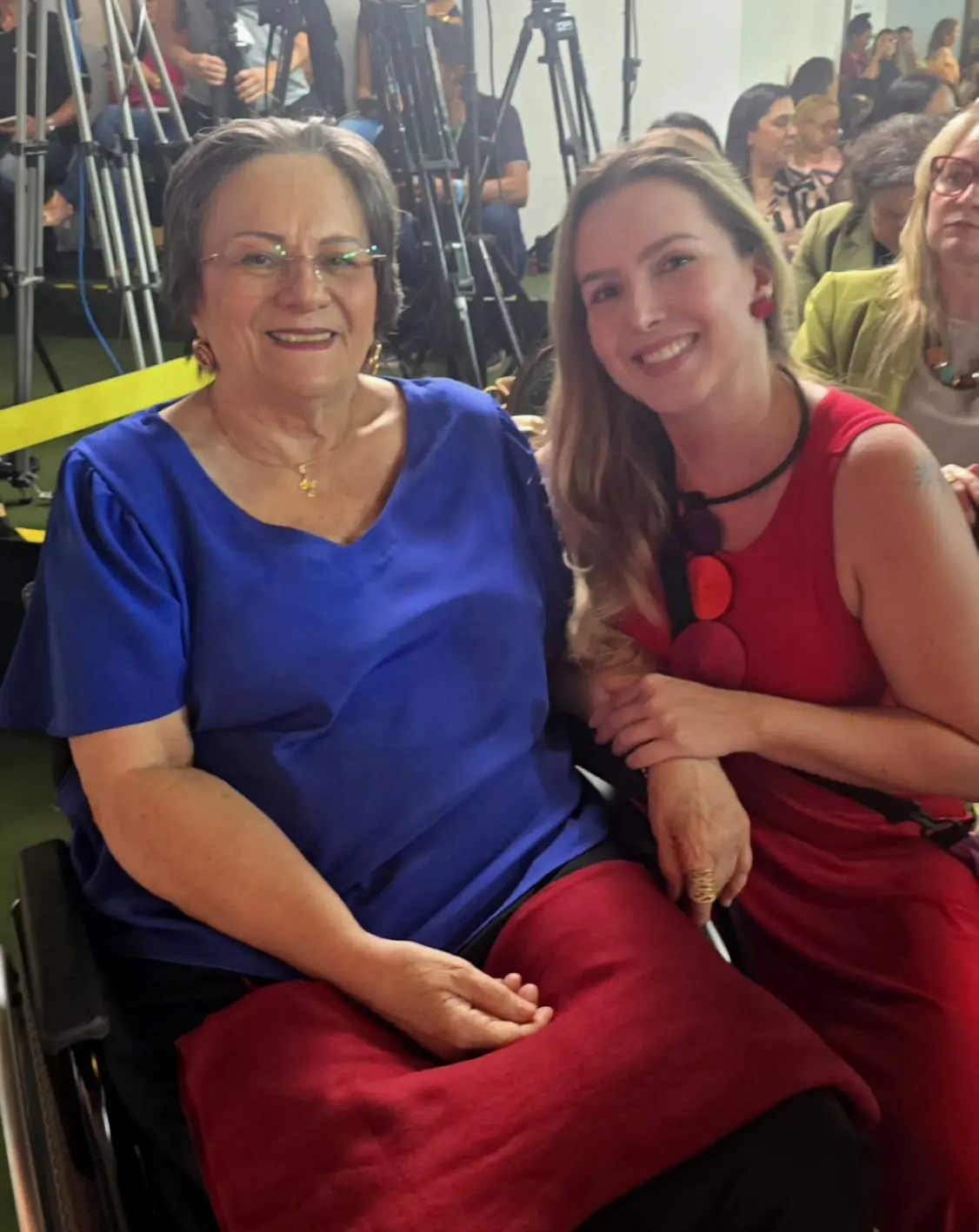 Marielle Dornelas e Maria da Penha.