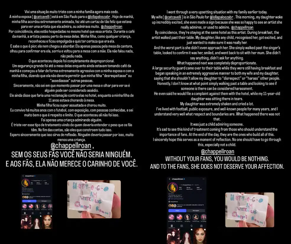 Print de Jorginho nas redes sociais.