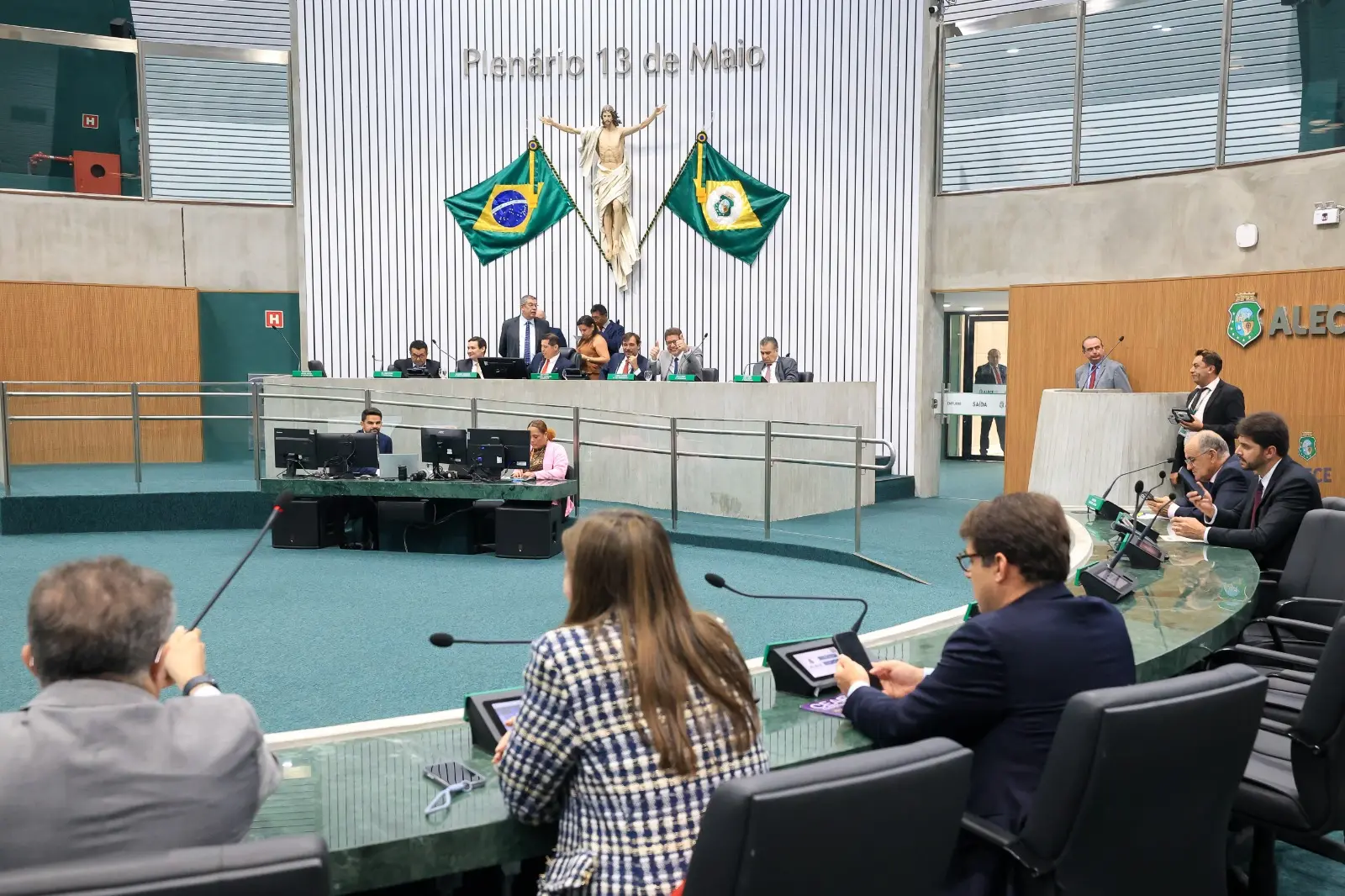 Foto do Plenário da Alece.