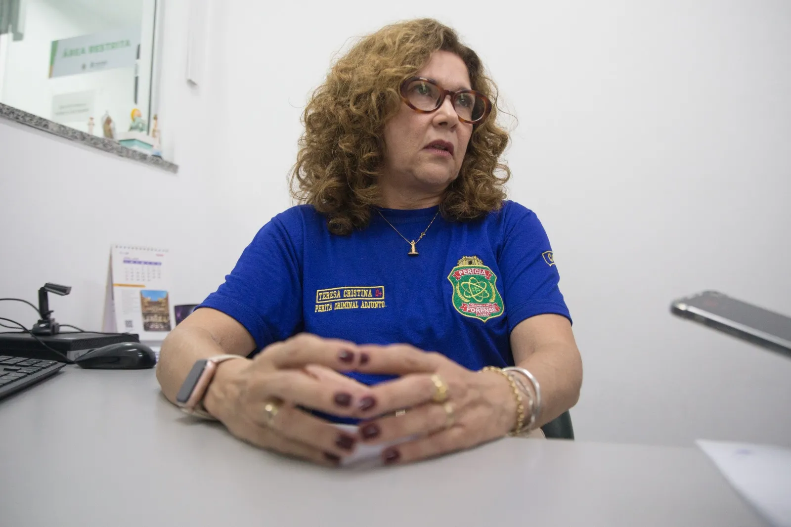 Teresa Cristina é coordenadora do Banco de Perfis Genéticos do Ceará.
