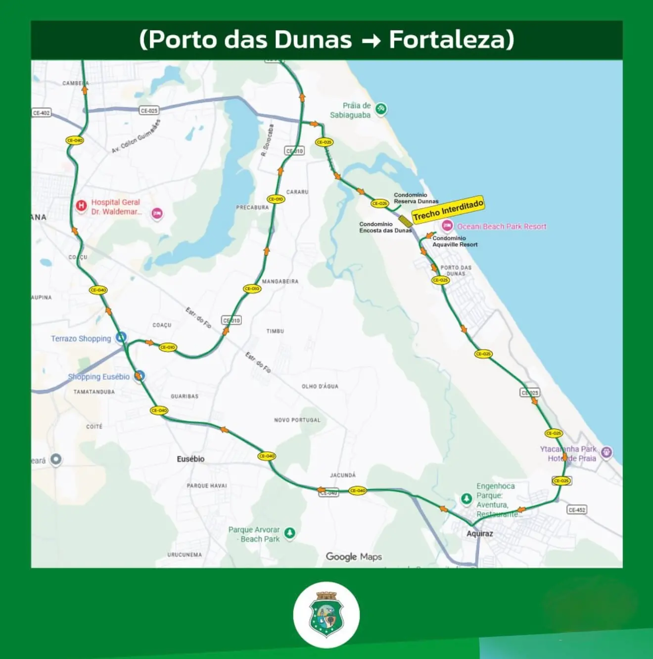 Porto das Dunas.