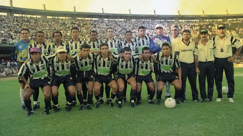 Ceará foi campeão cearense de 1996 com patrocínio da Mastruz com Leite