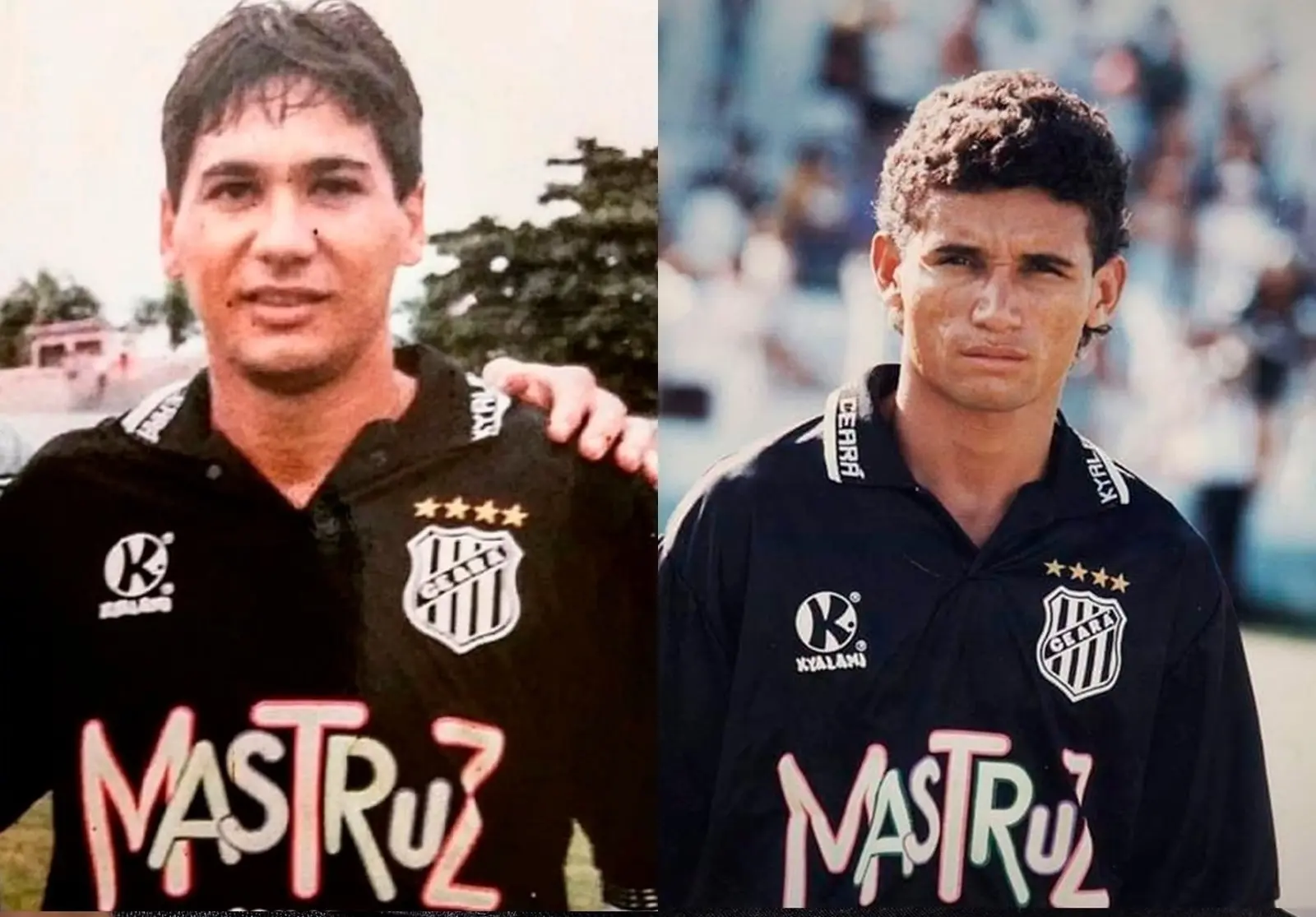 A camisa do Ceará da Mastruz com Leite foi vestida por Sérgio Alves e Stênio