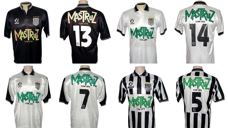 Esses foram os quatro modelos que o Ceará usou durante a temporada 1996
