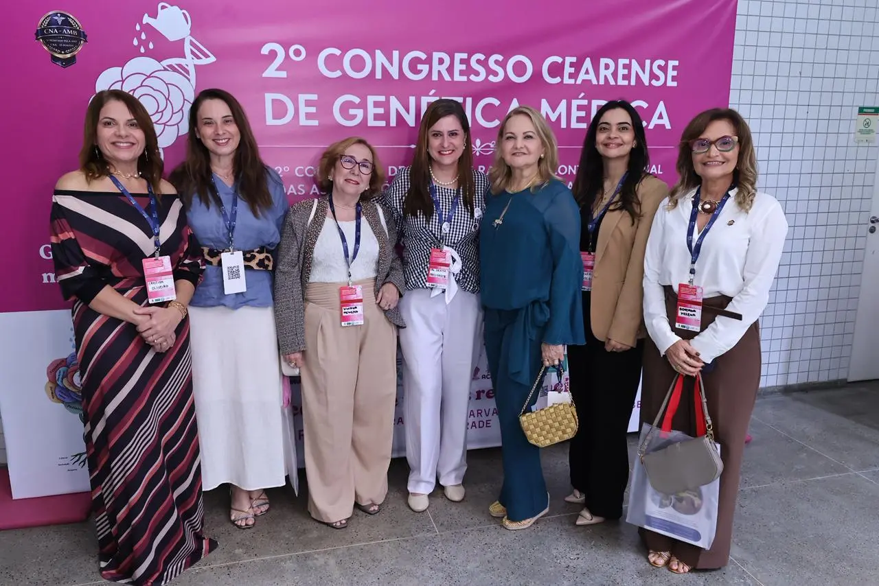 foto de convidados do 2º Congresso Cearense de Genética Médica.