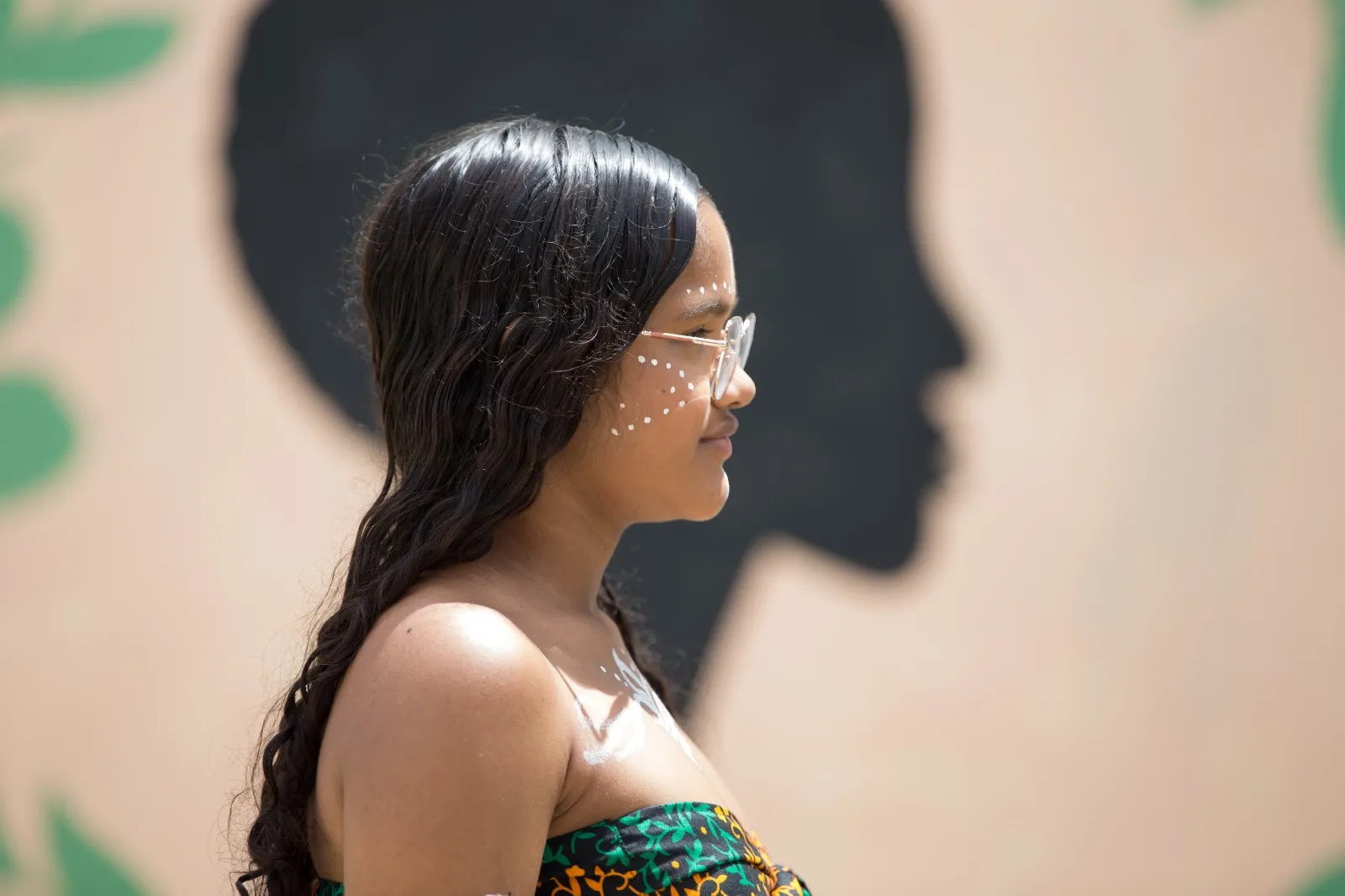 Aluna da Escola de Ensino Médio de Tempo Integral Quilombola Antônia Ramalho da Silva