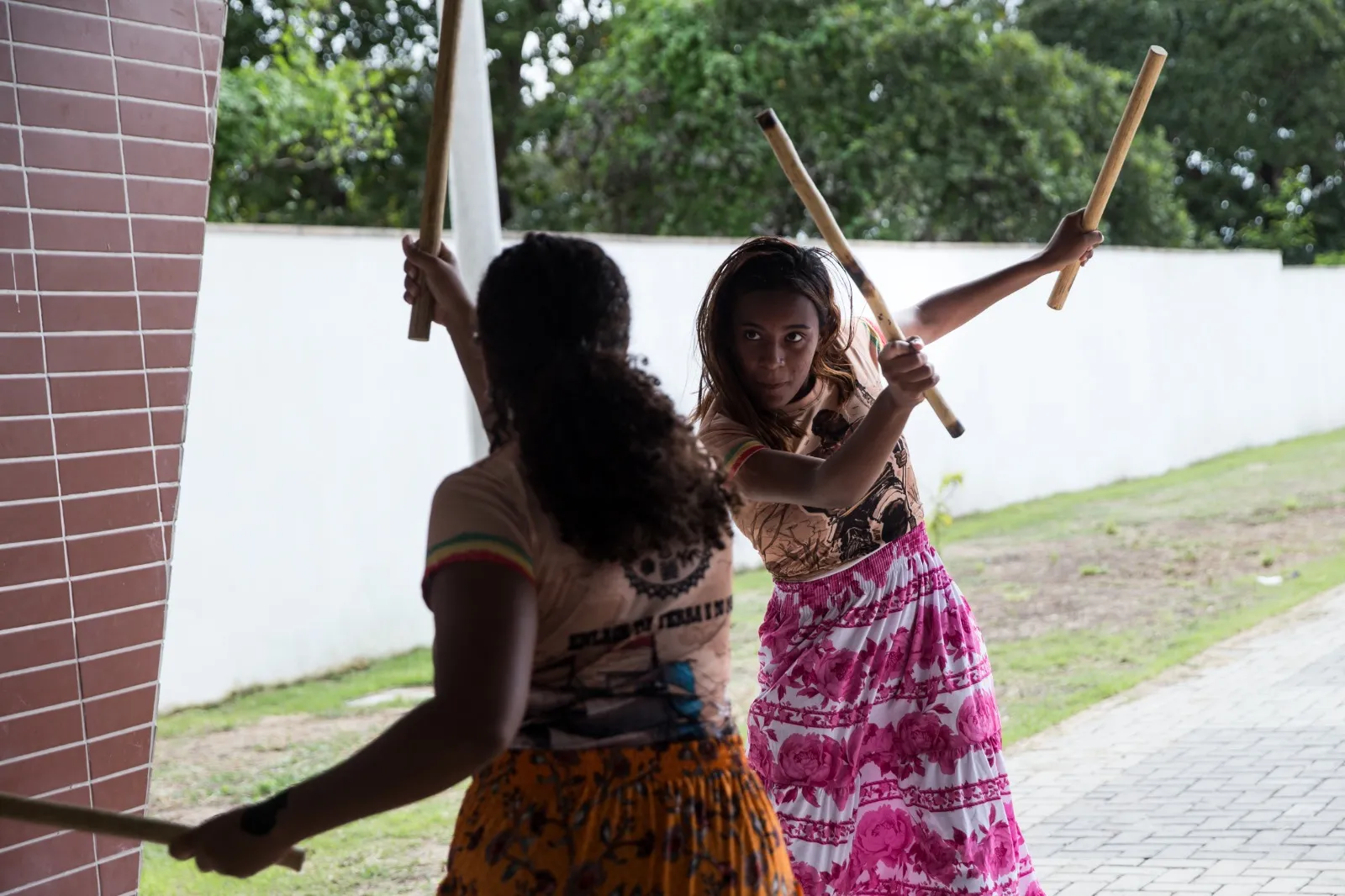 Apresentação na Escola de Ensino Médio de Tempo Integral Quilombola Antônia Ramalho da Silva