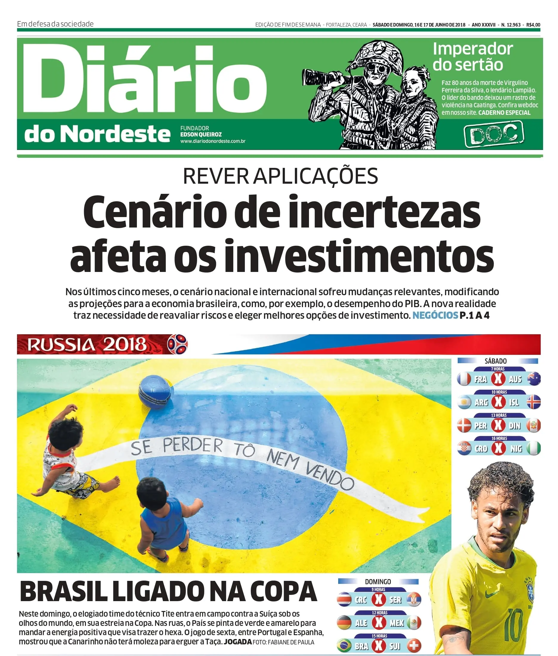 Reprodução do Diário do Nordeste