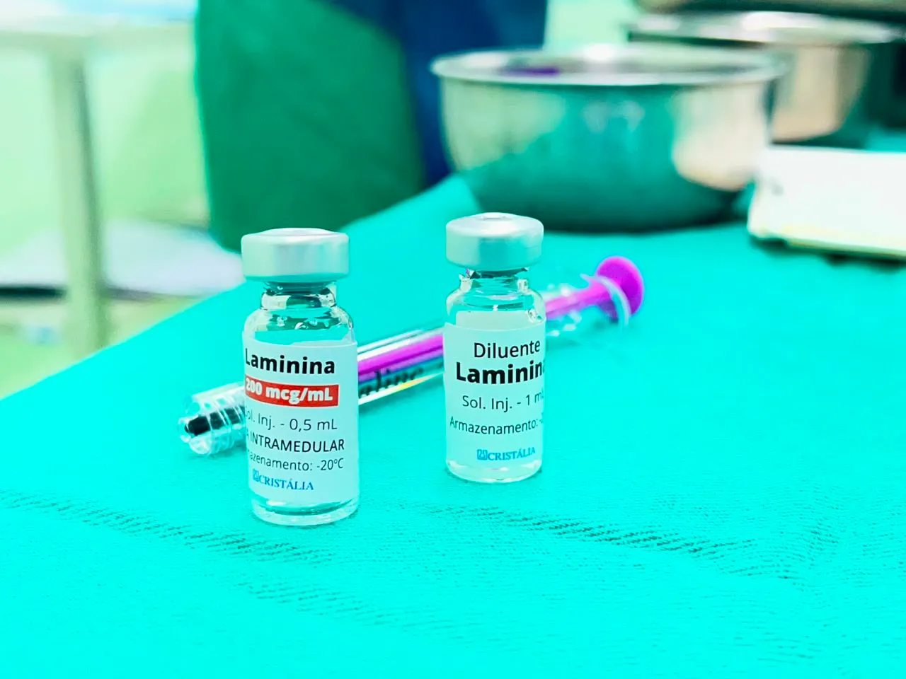 Substância é desenvolvida a partir da proteína laminina, encontrada na placenta.