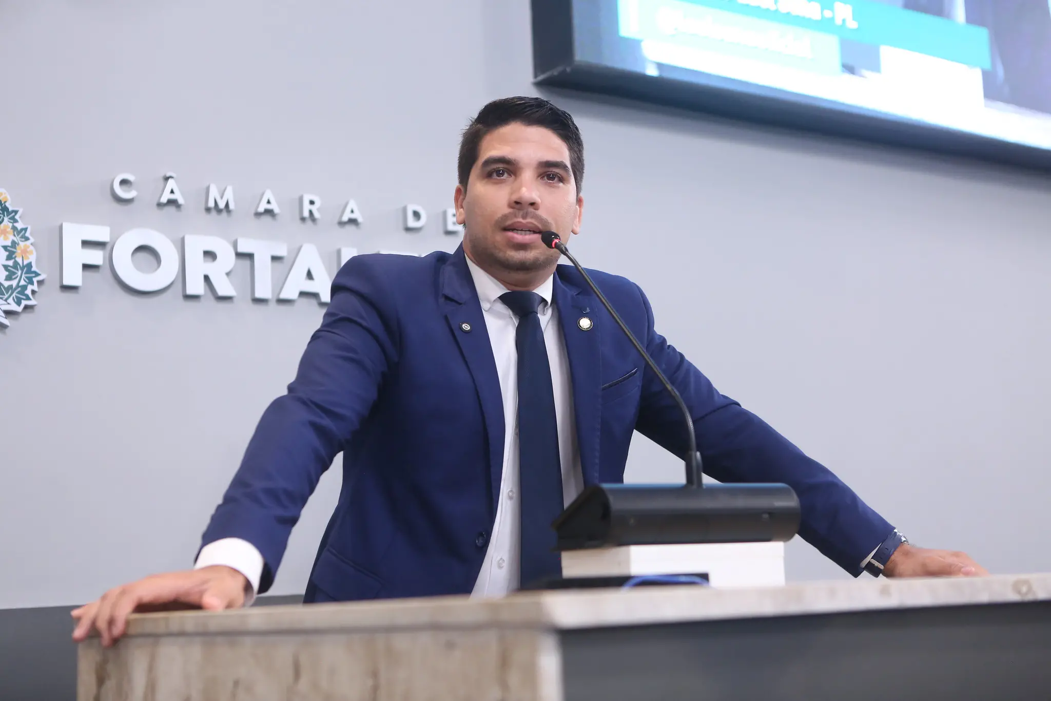 Foto do vereador Lael Sena (PL), de Fortaleza.