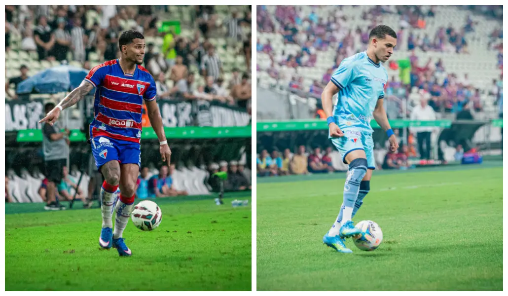 Montagem com fotos de Mailton e Rodriguinho