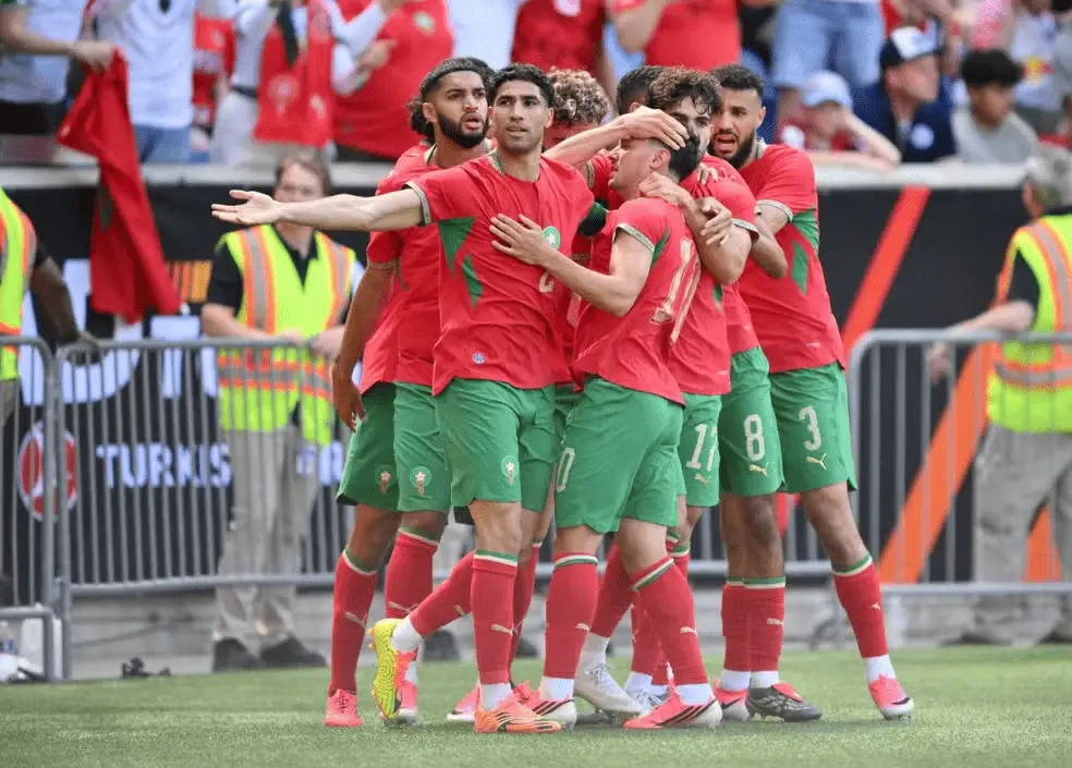 Jogadores do Marrocos