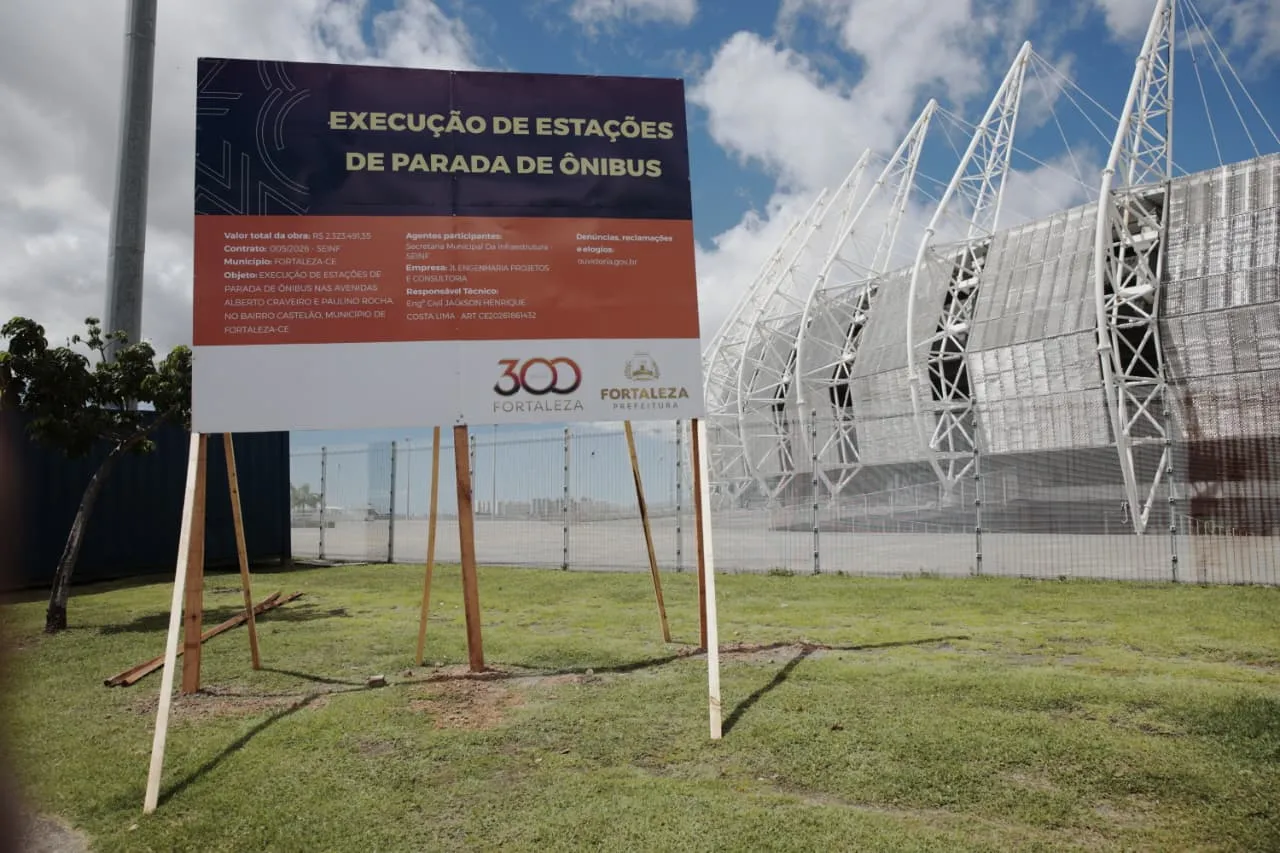 Obras iniciaram execução nesta terça-feira (9).