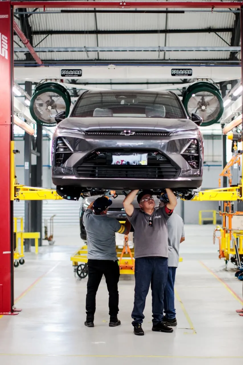 Brasil é o primeiro país fora da China a produzir os modelos SUV elétrico Spark e do Chevrolet Captiva EV.