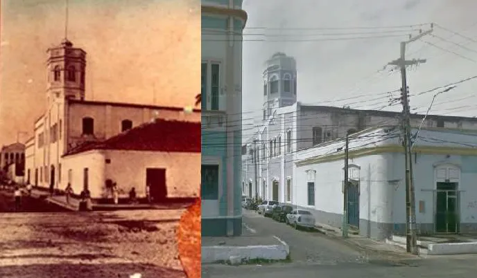 Comparação entre antes e depois da entrada na comunidade, na Rua Boris.