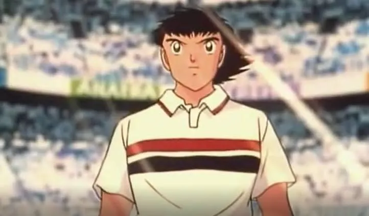 No anime, o japonês Tsubasa é contratado pelo São Paulo em um momento da carreira