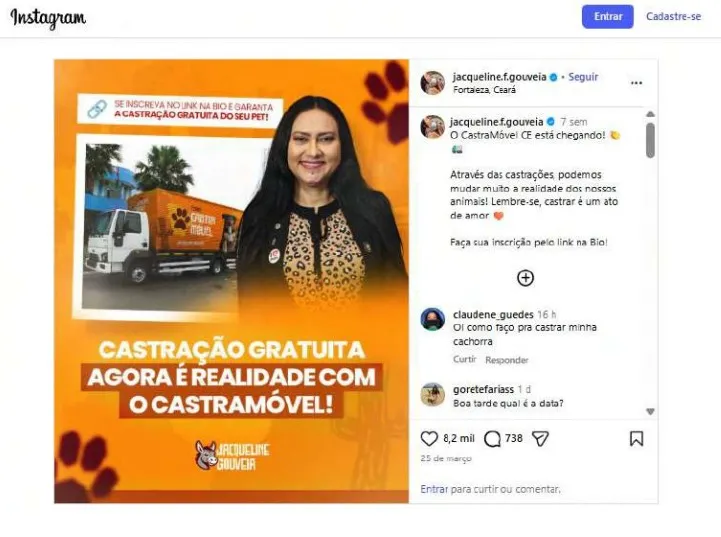 Material anexado na representação contra a vereadora.