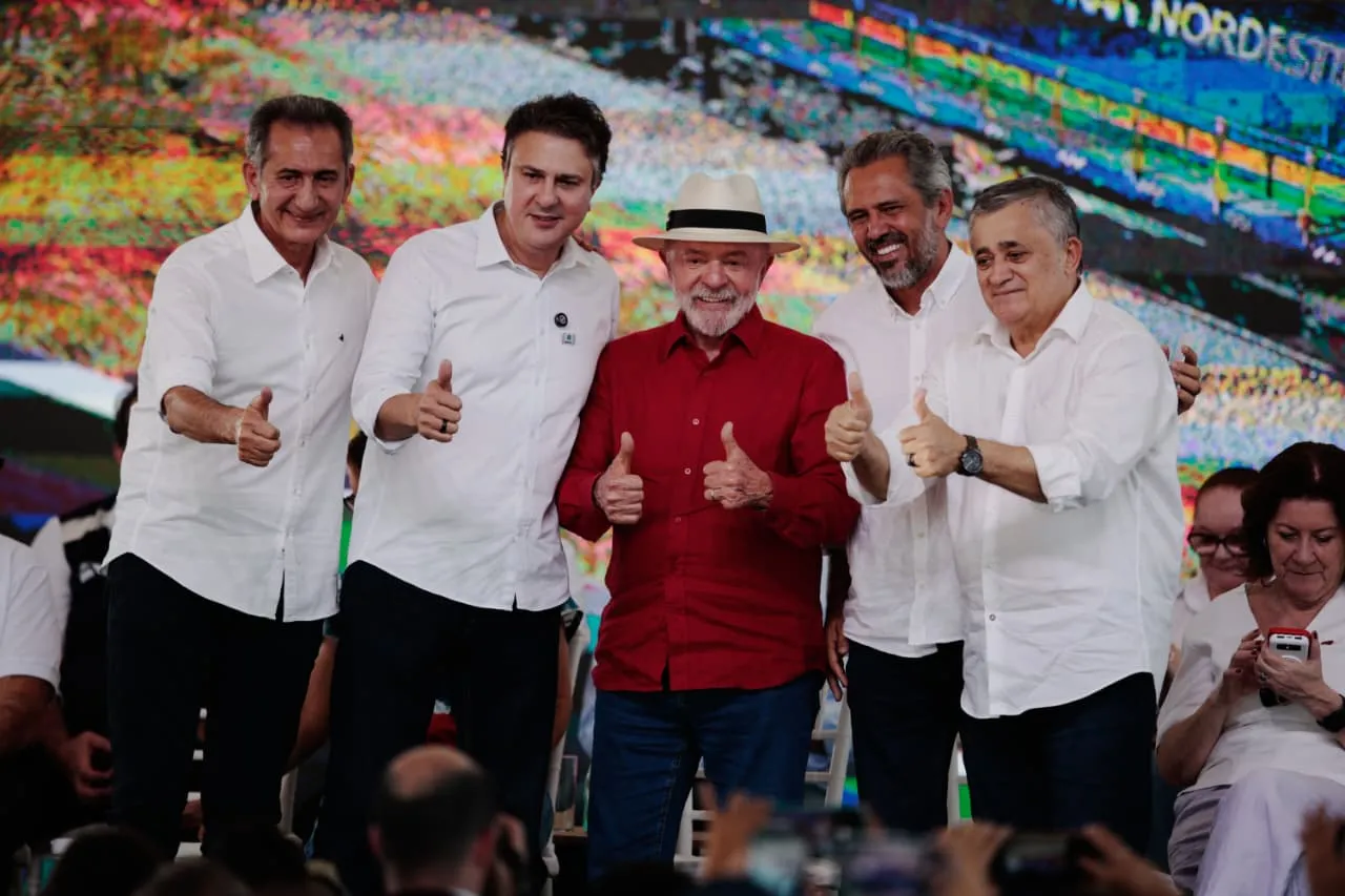 Lula escolheu o Ceará como destino para as últimas agendas de entregas e inaugurações antes da campanha eleitoral.