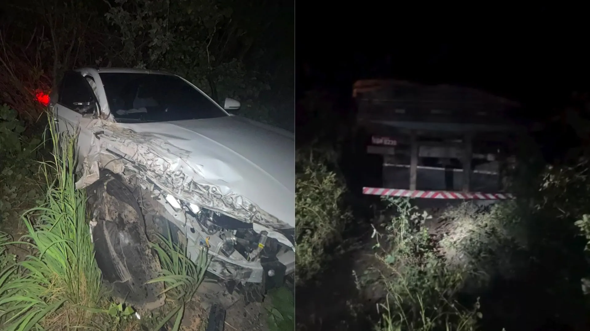 Veículos envolvidos no acidente sofreram arranhões e saíram da pista.