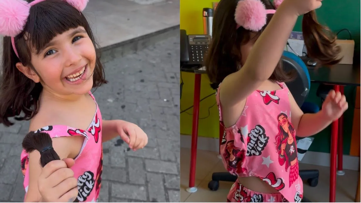 Mesmo sendo muito nova, Lydianne conta que a filha gostou muito das histórias da mãe e ficou muito feliz em poder fazer algo para levar esperança e carinho a outras crianças.