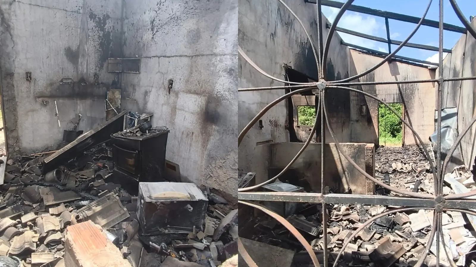 Imagem da notícia Mulher que teve casa incendiada pelo ex vai ter moradia reconstruída; saiba como ajudar