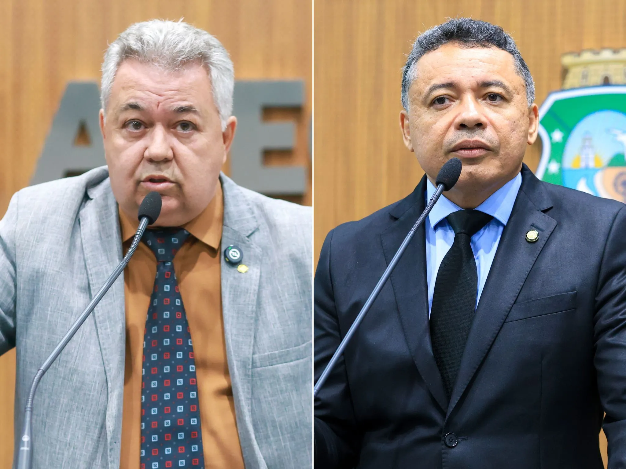 Suplentes Tomaz Holanda e Tony Brito estão em exercício na Alece após licenças de saúde dos titulares.