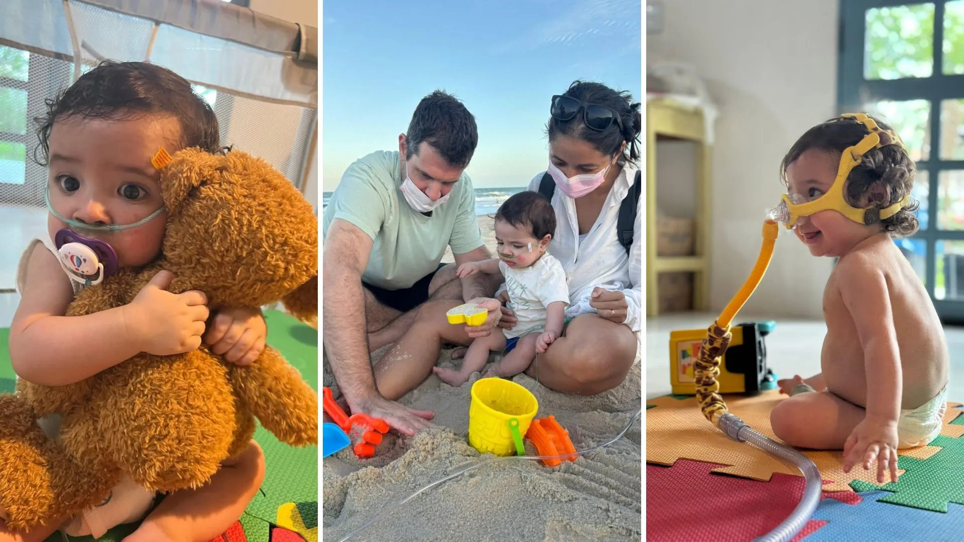 Gabriel foi diagnosticado com doença rara com apenas 5 meses de vida.
