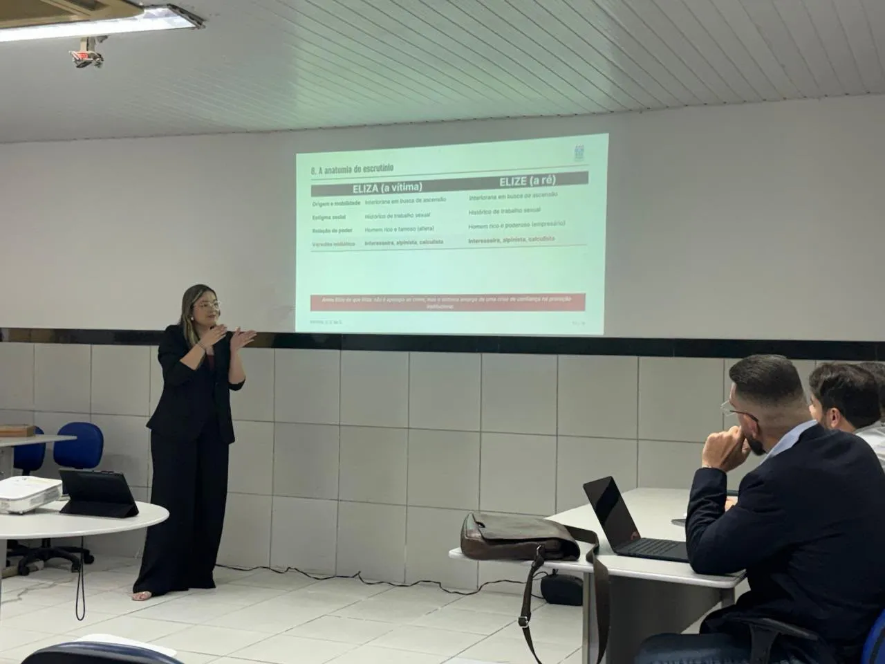Apresentação do TCC de Clara Emilly Souza ocorreu em 22 de julho deste ano.