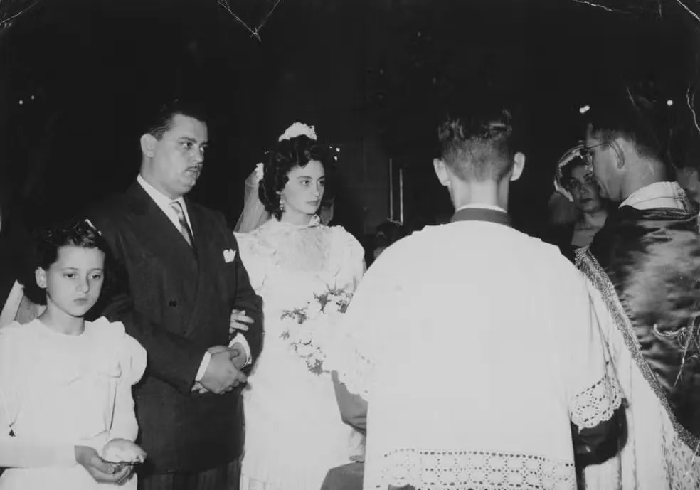Laura Cardoso e Fernando Balleroni se casaram em 1949 e viveram mais de 30 anos juntos.