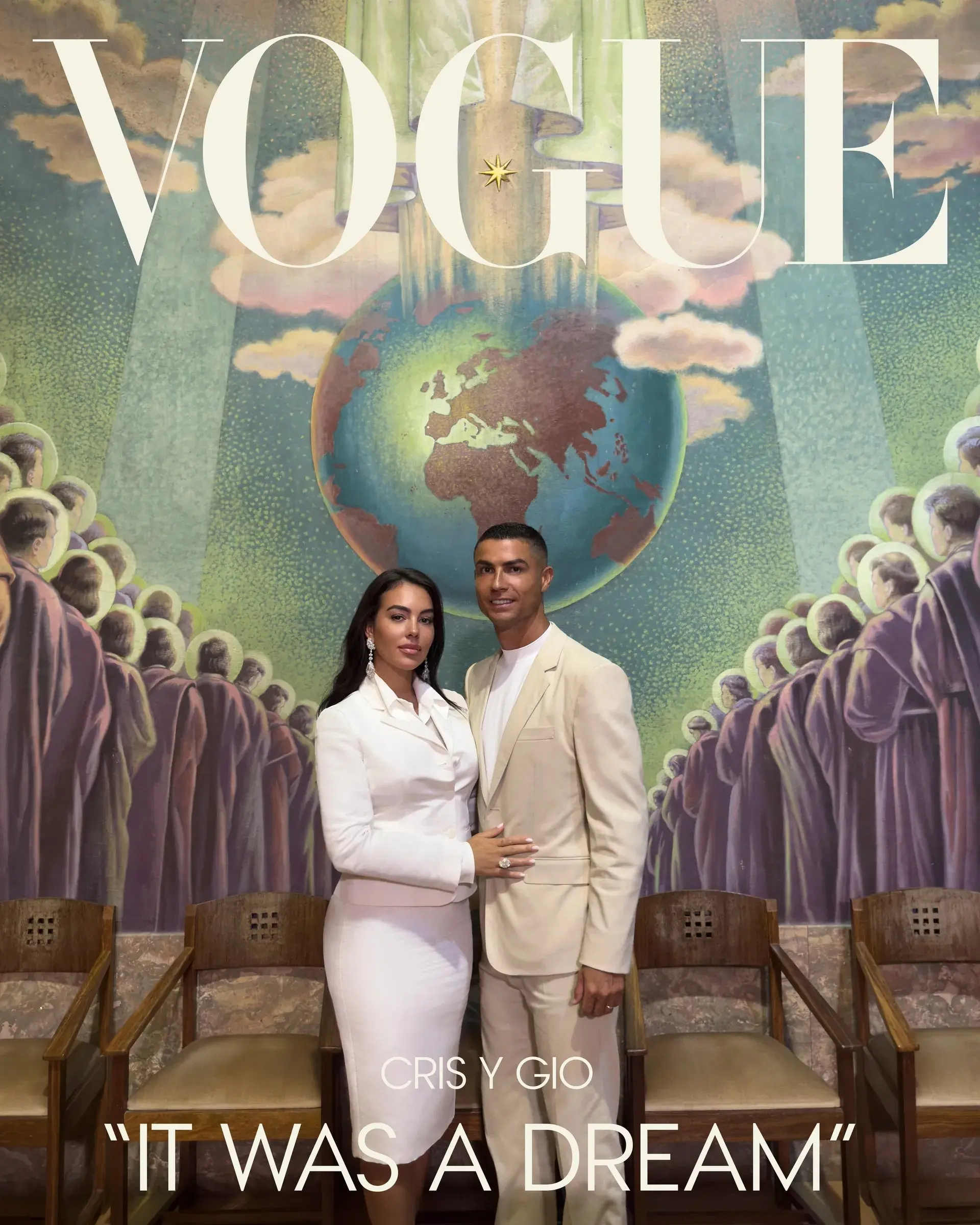 Foto de capa de jornal com Cristiano Ronaldo