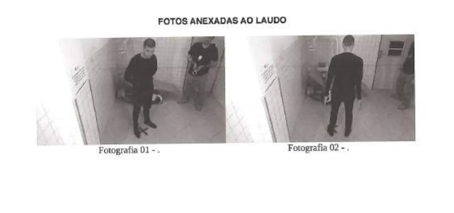 No dia do exame de corpo de delito, Antoneudo estava de blusa de mangas longas.