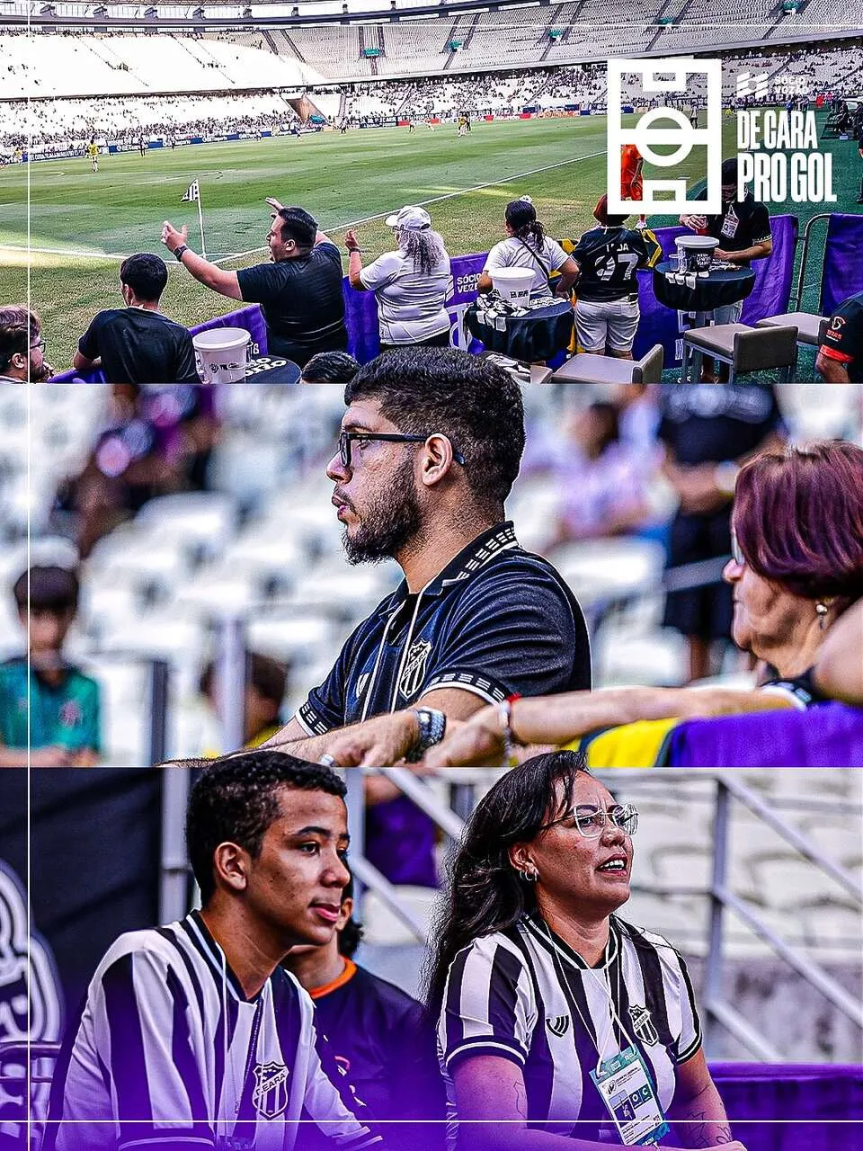 Torcedores do Ceará podem assistir aos jogos em um espaço exclusivo na Arena Castelão