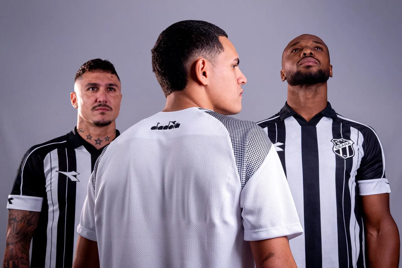 Novos uniformes do Ceará para a sequência da temporada de 2026