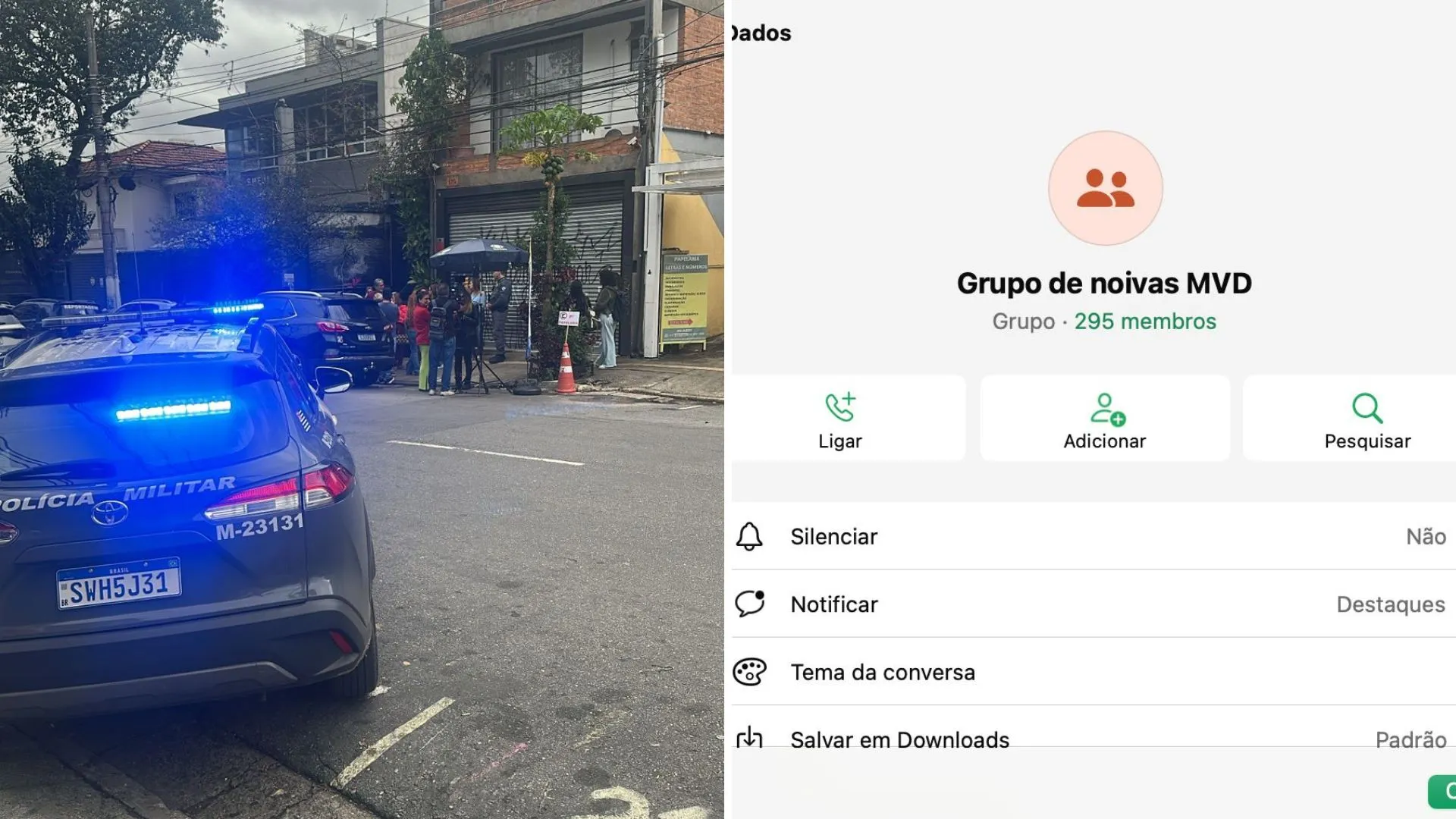 Noivas criaram grupo no WhatsApp e se mobilizaram para comparecer na sede da loja em Pinheiros, em São Paulo.