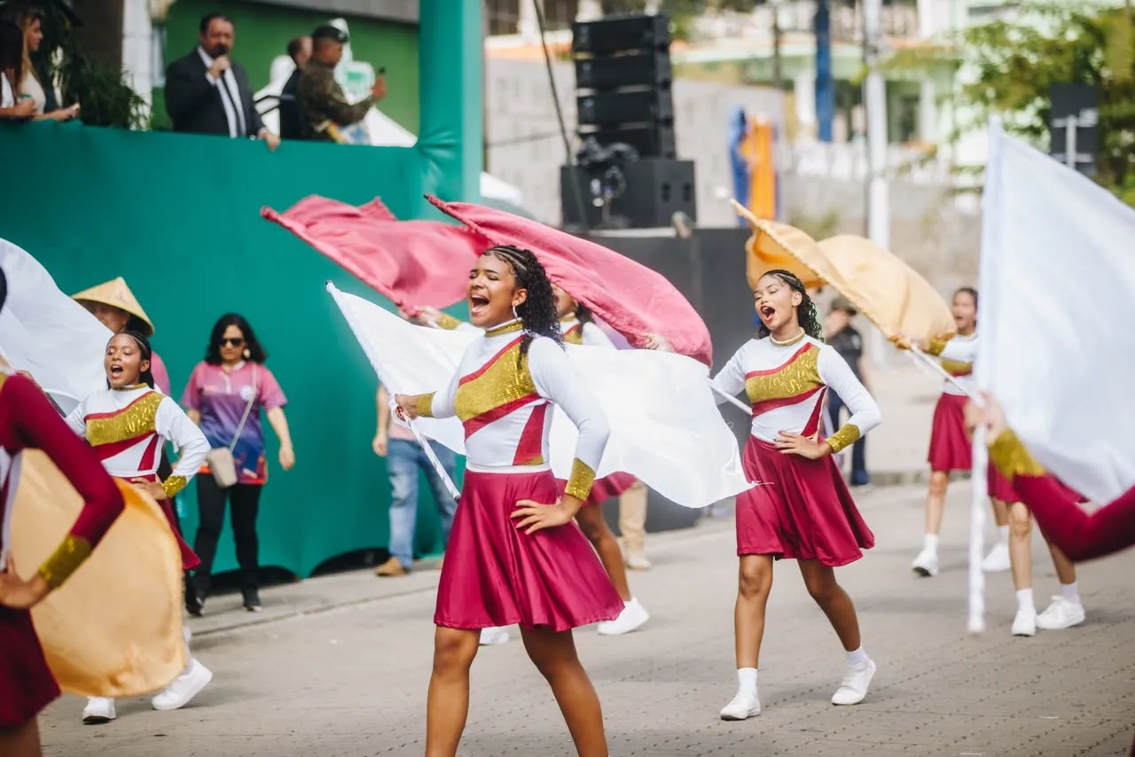 Tradicional desfile de 7 de setembro na Avenida Beira-Mar, em Fortaleza.