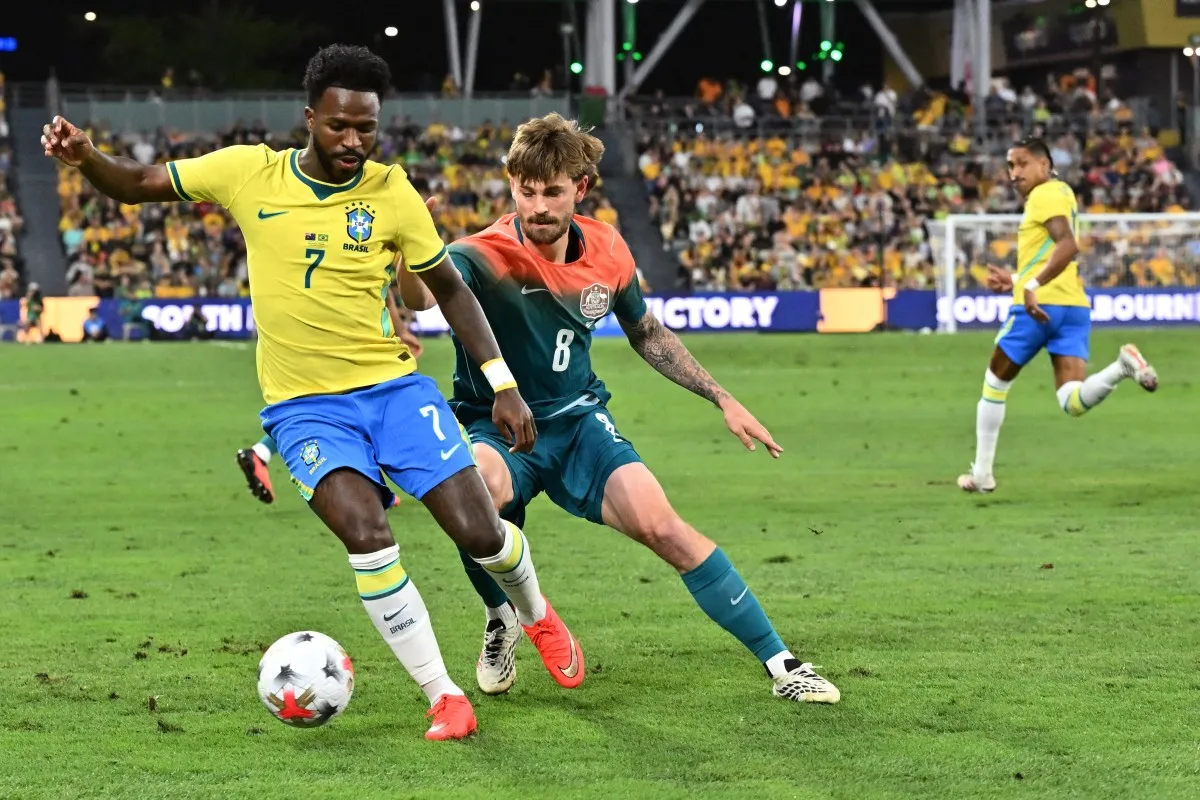 O Brasil enfrentou a Austrália no primeiro compromisso para o ciclo da Copa do Mundo de 2030