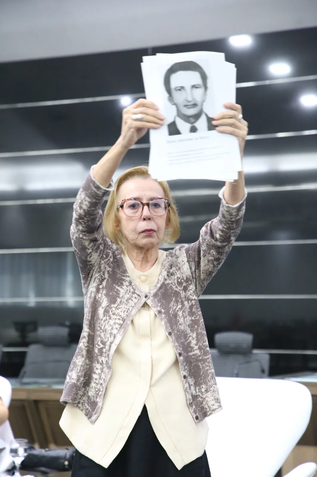 Lúcia Rodrigues de Alencar Lima milita pelo direito das famílias de desaparecidos.