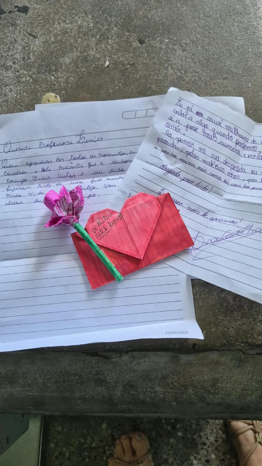 Lenisce dava aulas para pelo menos 160 alunos diariamente.